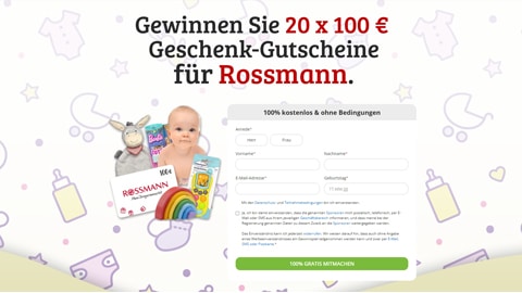 Rossmann Gewinnspiel