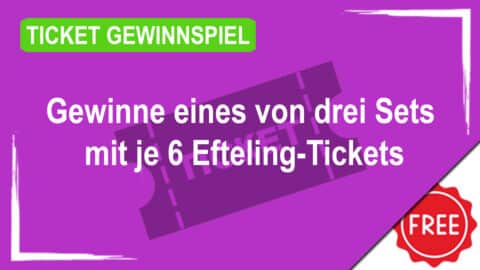 Sommer-Quiz: Gewinne 6 Efteling-Tickets!