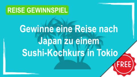 Mit Esso eine Reise für 2 Personen nach Japan zu einem Sushi-Kochkurs in Tokio gewinnen