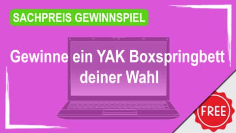 Gewinne ein YAK Boxspringbett deiner Wahl