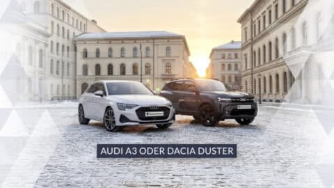 Audi A3 Sportback oder Dacia Duster Extreme Gewinnspiel von GewinnArena