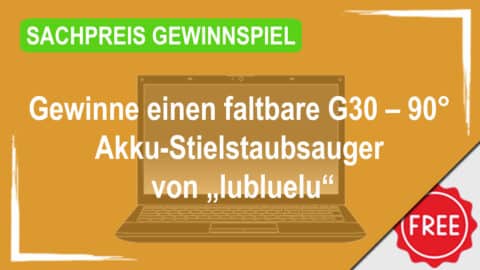Monetenfuchs: Akku-Staubsauger Gewinnspiel