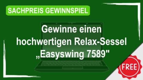 Gewinne einen hochwertigen Relax-Sessel „Easyswing 7589"