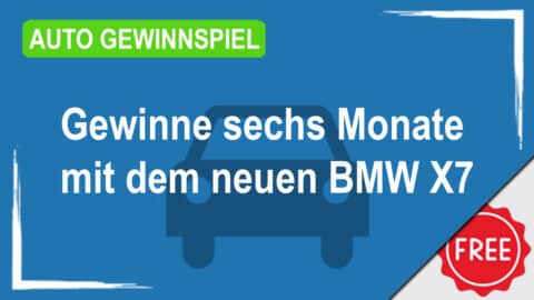 Gewinne sechs Monate mit dem neuen BMW iX3