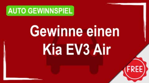 Gewinne einen Kia EV3 Air in Frostblau