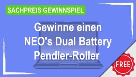 Gewinne einen NEO's Dual Battery Pendler-Roller