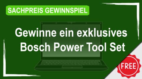 Gewinne ein exklusives Bosch Power Tool Set