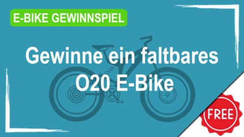 Gewinne ein faltbares O20 E-Bike