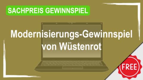 Modernisierungs-Gewinnspiel von Wüstenrot