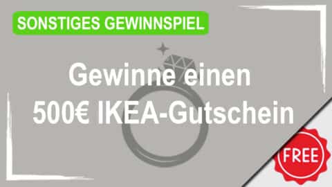 Gewinne einen 500€ IKEA-Gutschein mit Aktion Mensch