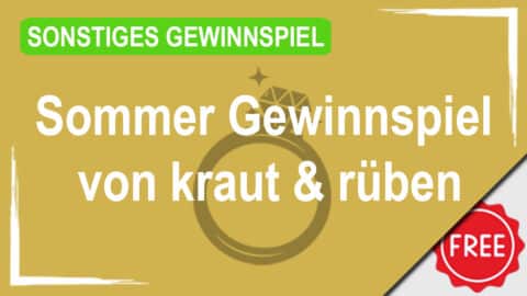 Sommer Gewinnspiel von kraut & rüben